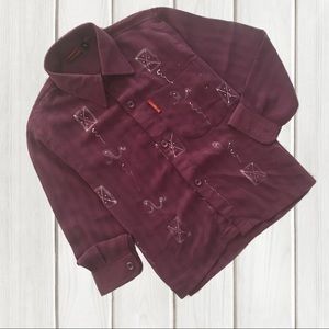 Boy’s Dress Shirt Size 5 Boysenberry Purple